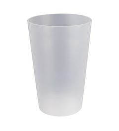 Bio Reusable Drinking Cup 250 ml - Milky transparent