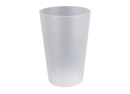 Bio Reusable Drinking Cup 250 ml - Milky transparent