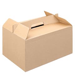 FSC® Cardboard Takeaway Food Box with Handle