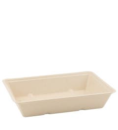 Sugarcane Snack Container A50 Brown