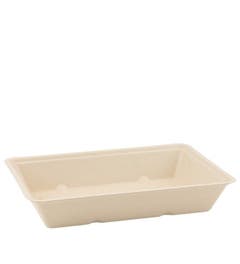 Sugarcane Snack Container A50 Brown