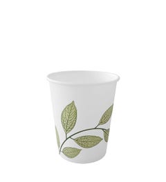 Coffee cup 7 oz / 210 ml - Green Leaves
