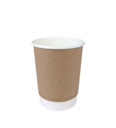 Kraft coffee cup 8 oz / 240 ml double wall