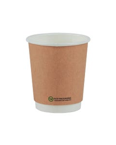 Kraft coffee cup 12 oz / 360 ml double wall