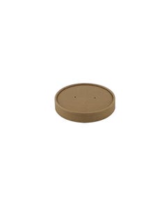 Kraft paper lid for 12 oz / 360 ml cup