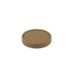 Kraft paper lid for 16 oz / 500 ml cup