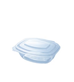 PLA clamshell 12.5 oz / 375 ml