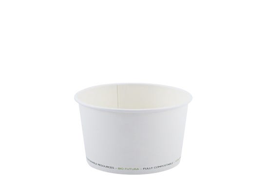 10 oz Paper Food Containers - White - 1,000 count - 96mm