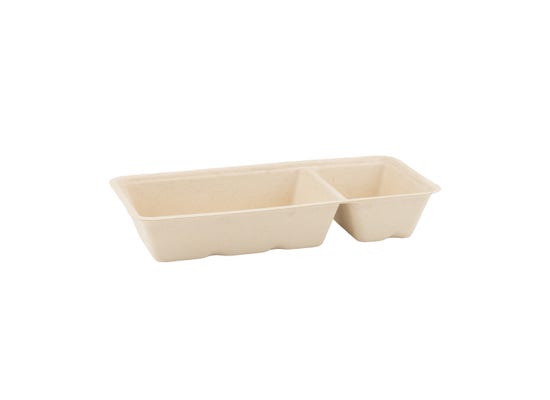 Sugarcane French Fries Tray M - with Sauce Compartment
