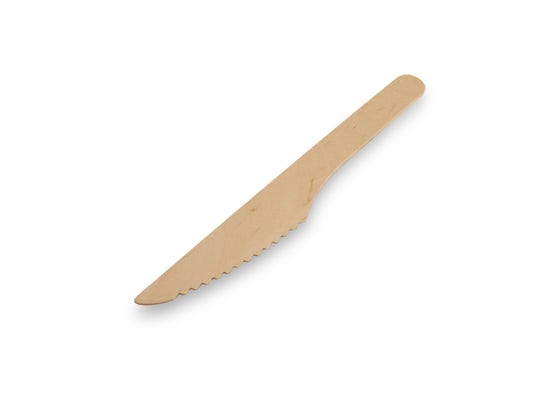FSC® wooden knife waxed 16 cm