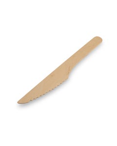 FSC® wooden knife waxed 16 cm