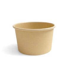 Bamboo ice cream cup
